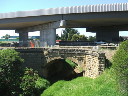 the creek bridge